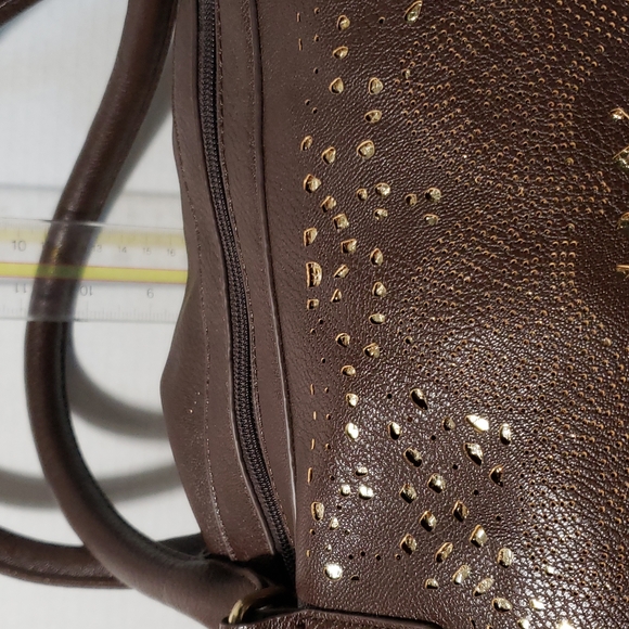 Gold and brown purse - 442 - Picture 5 of 9